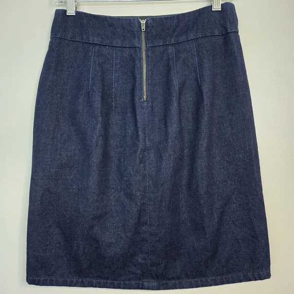 Marc By Marc Jacobs Dark Blue Denim Pencil Skirt, Size 2 ~ EUC - Picture 4 of 8